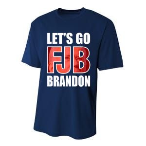 FJB Let's Go Brandon Image Kitchenware Performance Sprint T-Shirt