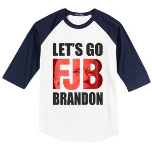 FJB Let's Go Brandon Image Kitchenware Baseball Sleeve Shirt