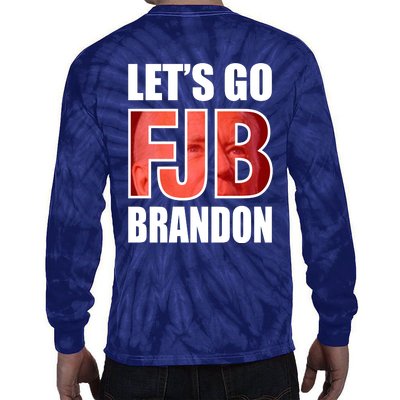 FJB Let's Go Brandon Image Kitchenware Tie-Dye Long Sleeve Shirt