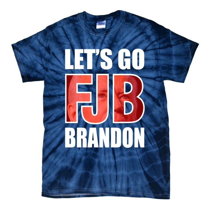 FJB Let's Go Brandon Image Kitchenware Tie-Dye T-Shirt