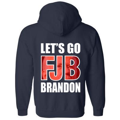 FJB Let's Go Brandon Image Kitchenware Full Zip Hoodie