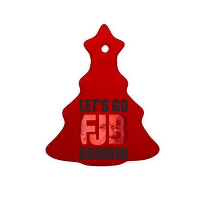 FJB Let's Go Brandon Image Kitchenware Ceramic Tree Ornament