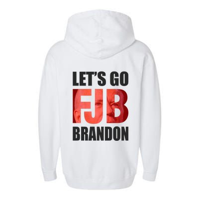 FJB Let's Go Brandon Image Kitchenware Garment-Dyed Fleece Hoodie