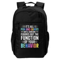 Funny I Know My Abc's Behavior Analyst Therapist Rbt Aba Daily Commute Backpack