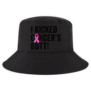 Funny I Kicked Cancer's Butt Tee, Fun Breast Cancer Survivor Cool Comfort Performance Bucket Hat