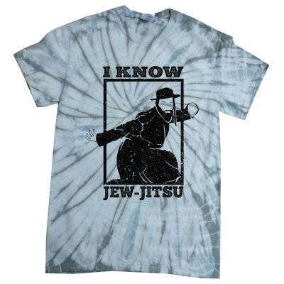 Funny I Know Jew Jitsu Tie-Dye T-Shirt