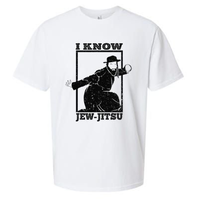 Funny I Know Jew Jitsu Sueded Cloud Jersey T-Shirt