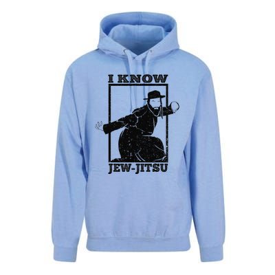 Funny I Know Jew Jitsu Unisex Surf Hoodie