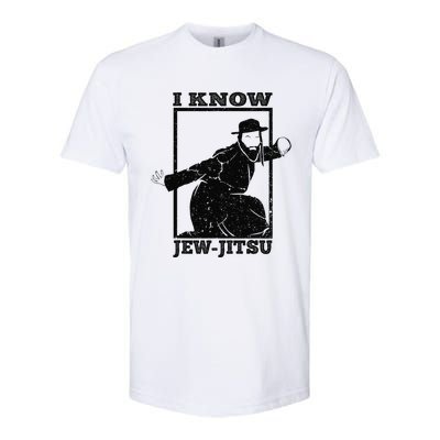 Funny I Know Jew Jitsu Softstyle® CVC T-Shirt