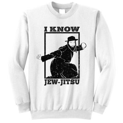 Funny I Know Jew Jitsu Sweatshirt