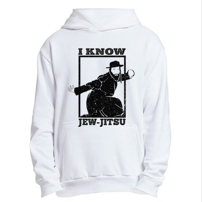 Funny I Know Jew Jitsu Urban Pullover Hoodie