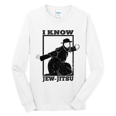 Funny I Know Jew Jitsu Tall Long Sleeve T-Shirt