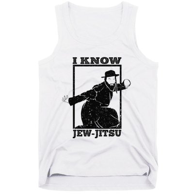 Funny I Know Jew Jitsu Tank Top