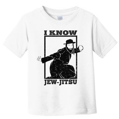 Funny I Know Jew Jitsu Toddler T-Shirt