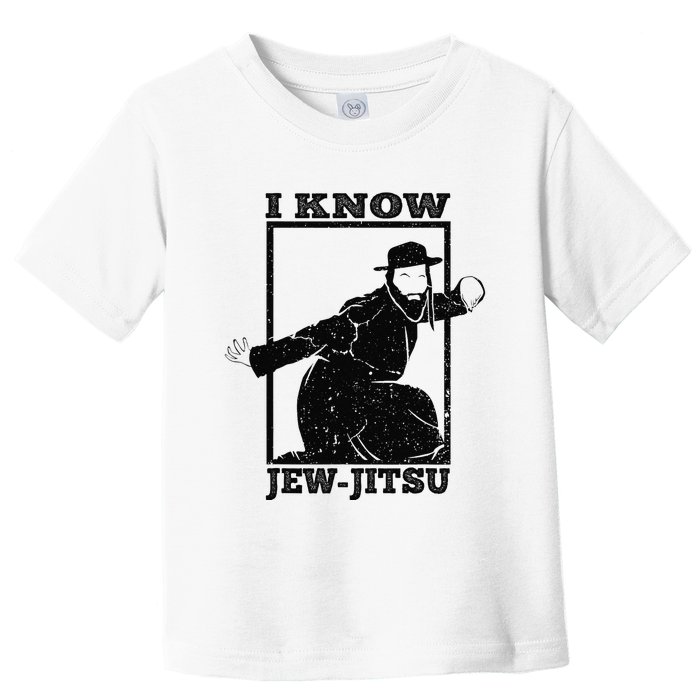 Funny I Know Jew Jitsu Toddler T-Shirt