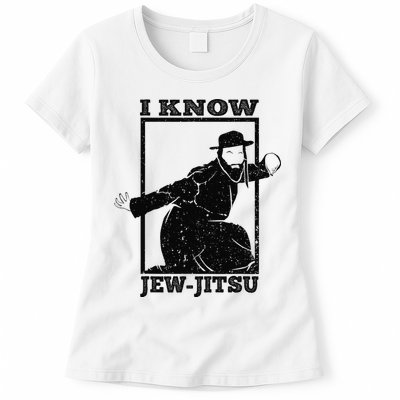Funny I Know Jew Jitsu Womens T-Shirt