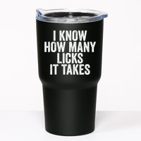 Funny I Know How Many Licks It Takes Tumbler