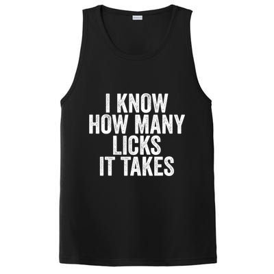 Funny I Know How Many Licks It Takes PosiCharge Competitor Tank