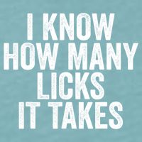 Funny I Know How Many Licks It Takes Sueded Cloud Jersey T-Shirt