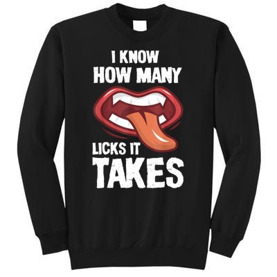 Funny I Know How Many Licks It Takes Sweatshirt