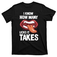 Funny I Know How Many Licks It Takes T-Shirt