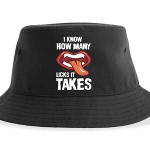 Funny I Know How Many Licks It Takes Sustainable Bucket Hat