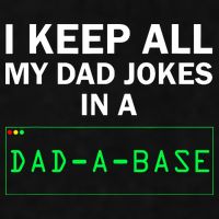 Funny I Keep All My Dad Jokes In A Dad A Base Gag Dad Joke Ladies PosiCharge Tri-Blend Wicking Tank