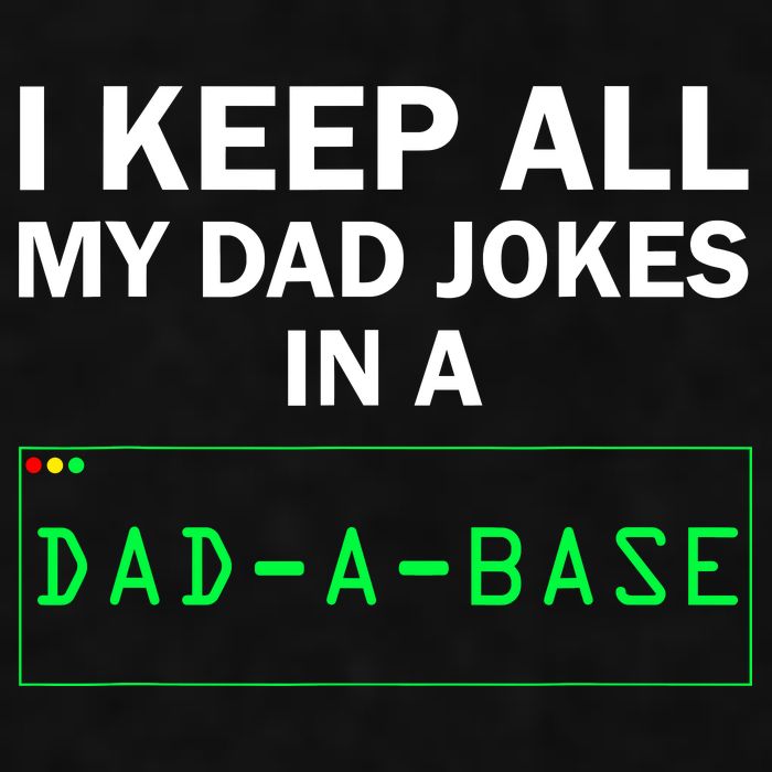 Funny I Keep All My Dad Jokes In A Dad A Base Gag Dad Joke Ladies PosiCharge Tri-Blend Wicking Tank