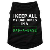 Funny I Keep All My Dad Jokes In A Dad A Base Gag Dad Joke Doggie Tank
