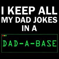 Funny I Keep All My Dad Jokes In A Dad A Base Gag Dad Joke 7-Panel Snapback Hat