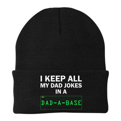 Funny I Keep All My Dad Jokes In A Dad A Base Gag Dad Joke Beanie