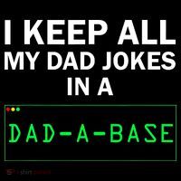 Funny I Keep All My Dad Jokes In A Dad A Base Gag Dad Joke Sustainable Beanie