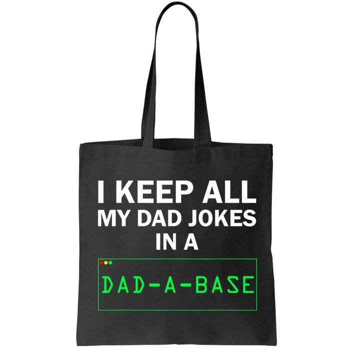 Funny I Keep All My Dad Jokes In A Dad A Base Gag Dad Joke Bag