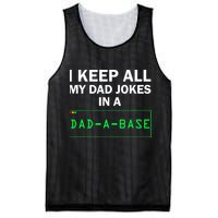 Funny I Keep All My Dad Jokes In A Dad A Base Gag Dad Joke Mesh Reversible Basketball Jersey Tank
