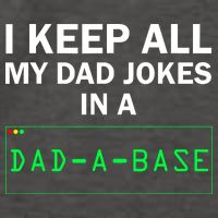 Funny I Keep All My Dad Jokes In A Dad A Base Gag Dad Joke Vector Backpack