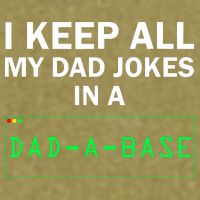 Funny I Keep All My Dad Jokes In A Dad A Base Gag Dad Joke Garment-Dyed Women's Muscle Tee