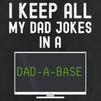 Funny I Keep All My Dad Jokes In A Dad A Base Gag Dad Joke Gift Cool Comfort Performance Bucket Hat