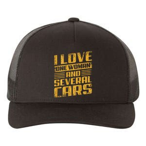 Funny I Love One Woman And Several Cars Mechanic Car Gift Yupoong Adult 5-Panel Trucker Hat