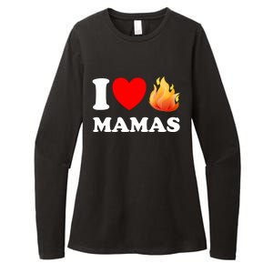 Funny I Love Hot Mamas Meaningful Gift Womens CVC Long Sleeve Shirt