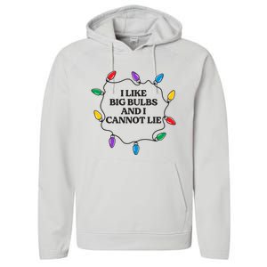 Funny I Like Big Bulbs And I Cannot Lie Christmas Meaningful Gift Performance Fleece Hoodie