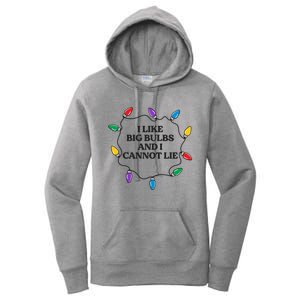 Funny I Like Big Bulbs And I Cannot Lie Christmas Meaningful Gift Women's Pullover Hoodie