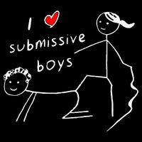 Funny I Love Submissive Boy I Heart Submissive Gift Cooling Performance Crew T-Shirt