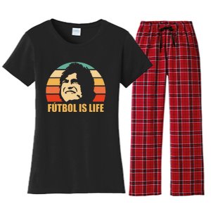 Futbol Is Life Women's Flannel Pajama Set