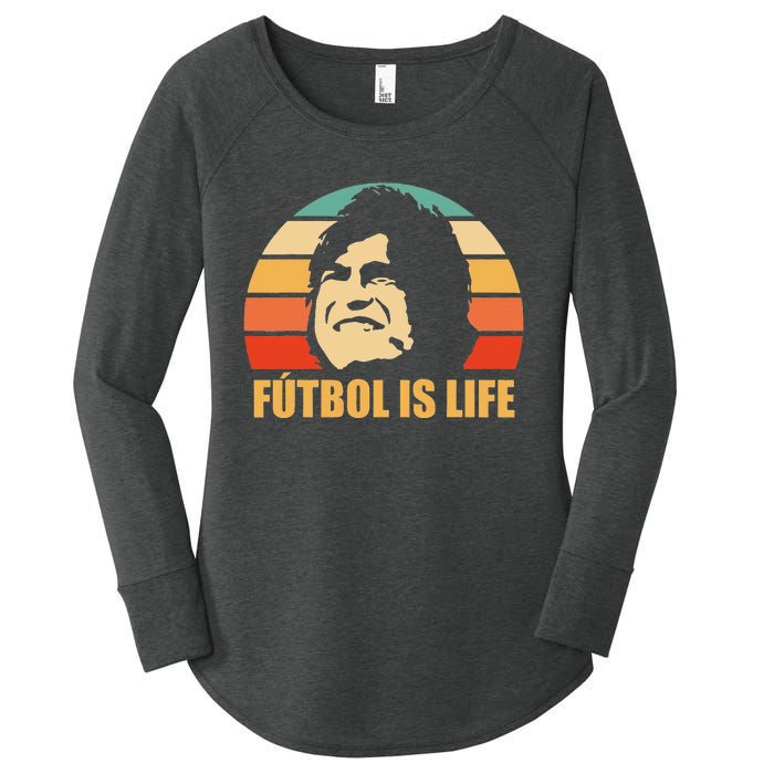 Futbol Is Life Women's Perfect Tri Tunic Long Sleeve Shirt