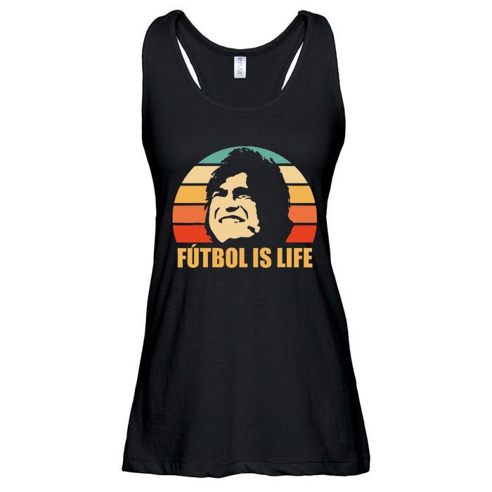 Futbol Is Life Ladies Essential Flowy Tank