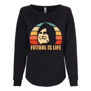 Futbol Is Life Womens California Wash Sweatshirt