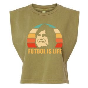 Futbol Is Life Garment-Dyed Women's Muscle Tee