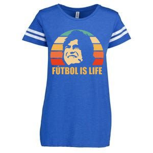 Futbol Is Life Enza Ladies Jersey Football T-Shirt