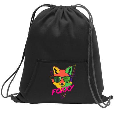 Fox I Love Fox Foxy Foxxy Sweatshirt Cinch Pack Bag