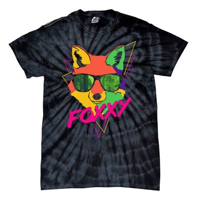 Fox I Love Fox Foxy Foxxy Tie-Dye T-Shirt